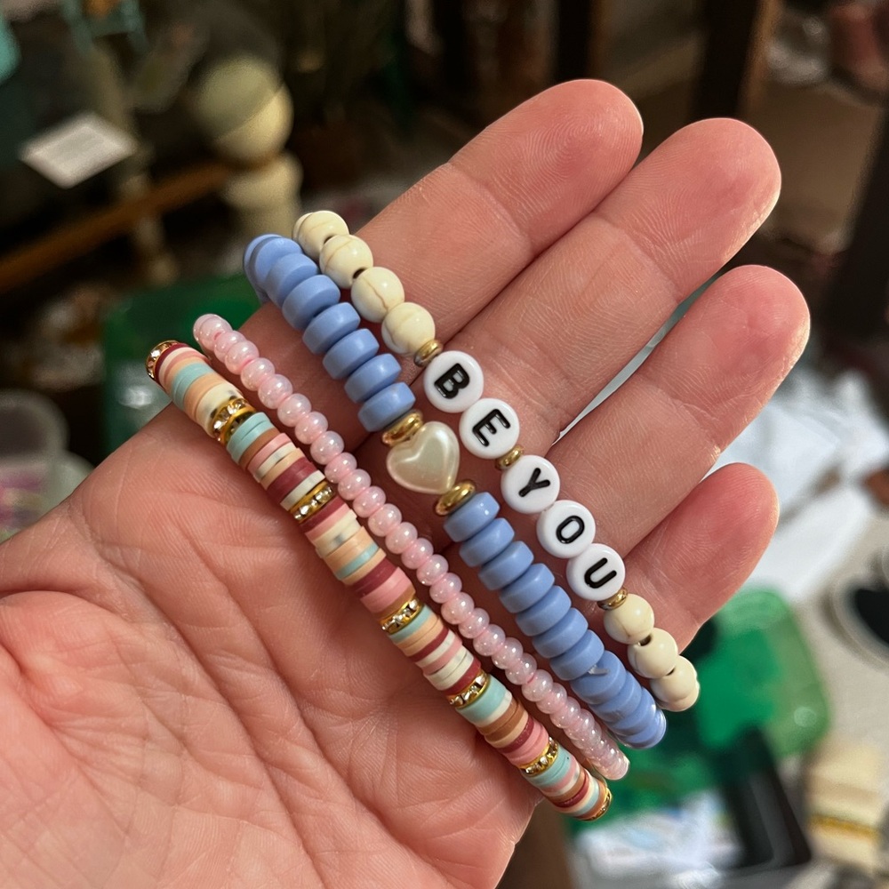💫be you ♥️ bracelet stack